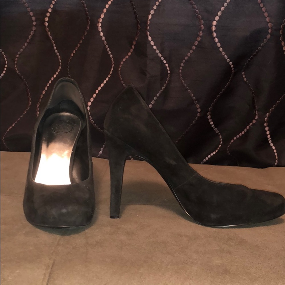 Jessica Simpson black suede heels